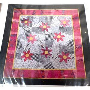 Feelin Hot Hot Pink Quilting Pattern  41" Square Quilt Design By EvaPaige Quilt